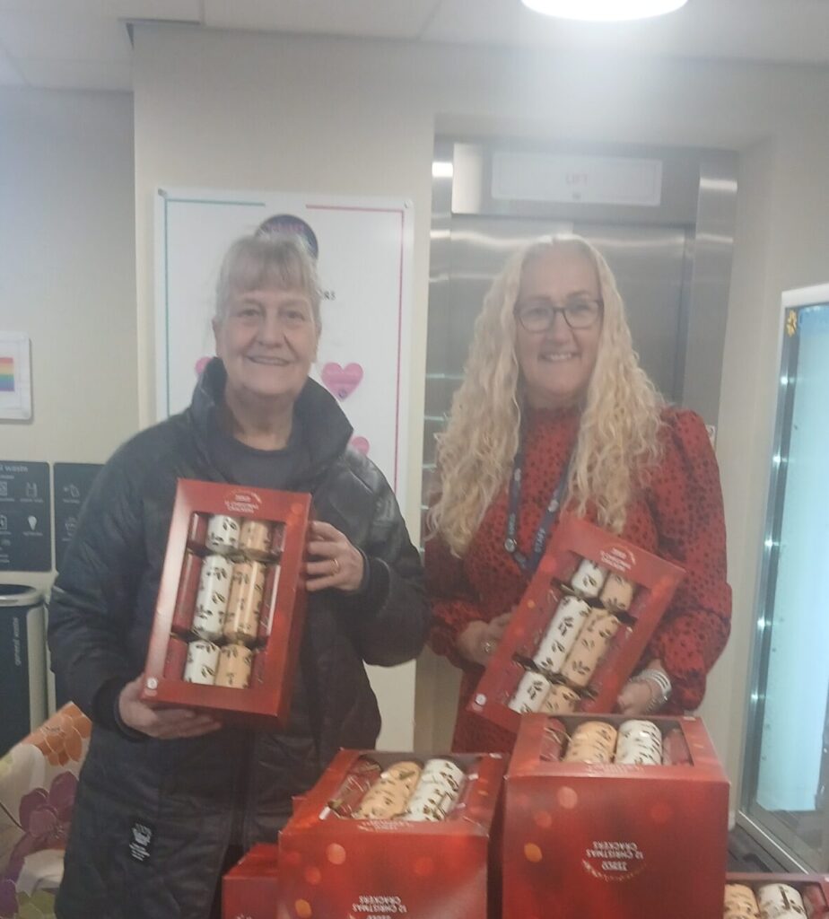 Crackers tesco donation