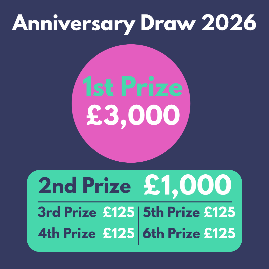 Dr Kershaw’s Hospice Anniversary Draw 2026 Ticket